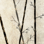 竹のデザインの壁紙