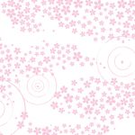 桜をイメージした和モダンのデザイン壁紙
