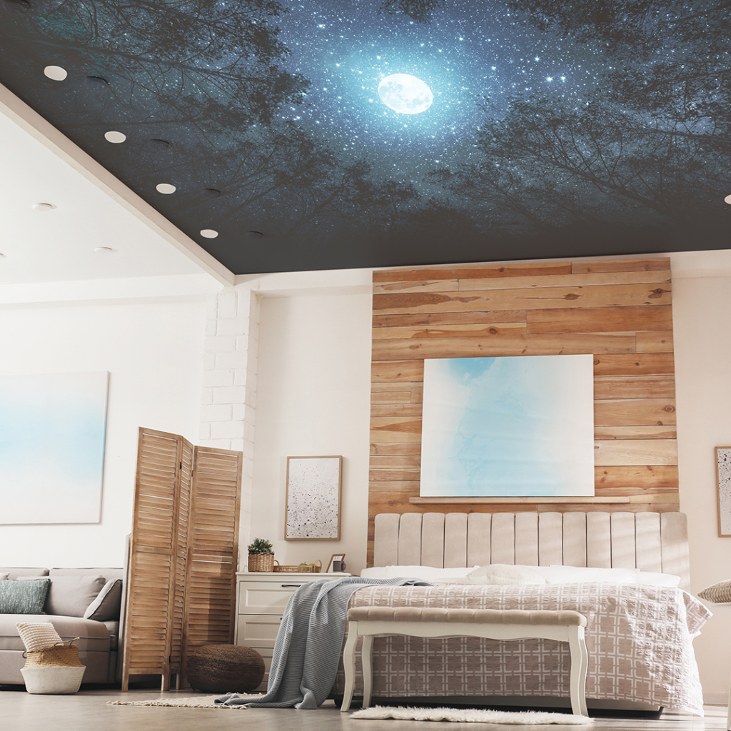 星空と月の壁紙